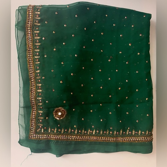 🌺 SALE $90 🌺 1 - NEW 3-Piece Unstitched Indian Suit - Picture 4 of 5